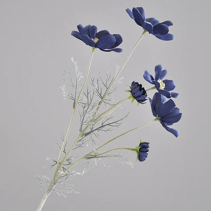 Frendorf | 60 cm Gesang Blume Künstliche Seidenblume – Weiße Cosmos Gänseblümchen für Hochzeit, Weihnachten, Herbst Wohnkultur