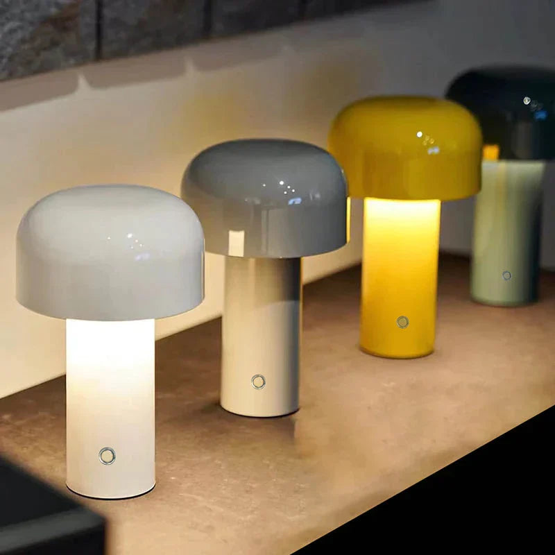 Frendorf kabellose Pilz-Tischlampe