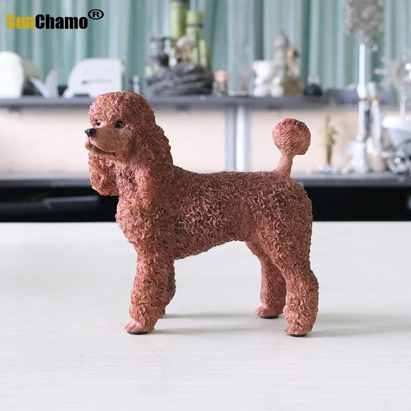 Mode Hund Modell Simulation Tier Kollektion Dekoration Handwerkskunst Figuren Miniaturen Wandbilder Zubehör Einrichtung Modelle