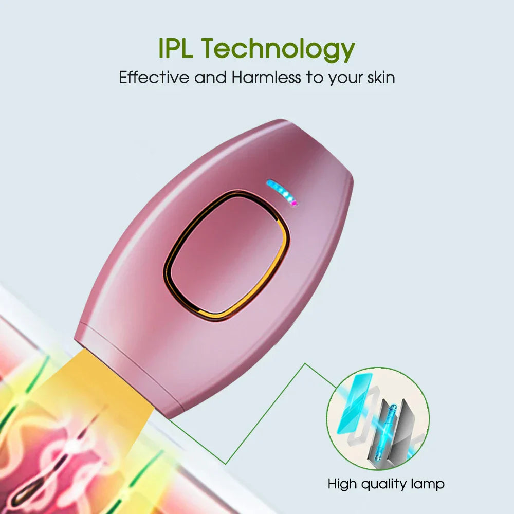 Frendorf | Bikini IPL 500.000 Flash Epilierer Impulse Permanent Laser Epilierer Schmerzlos Für Frauen Haar Entfernung Heimgebrauch Geräte