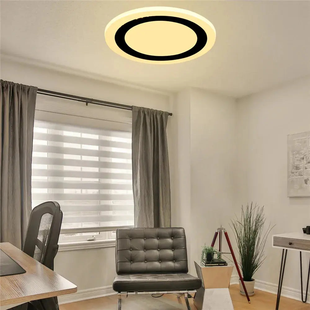 Frendorf | Moderne Runde Led Deckenleuchte für Elegante und Schicke Beleuchtung