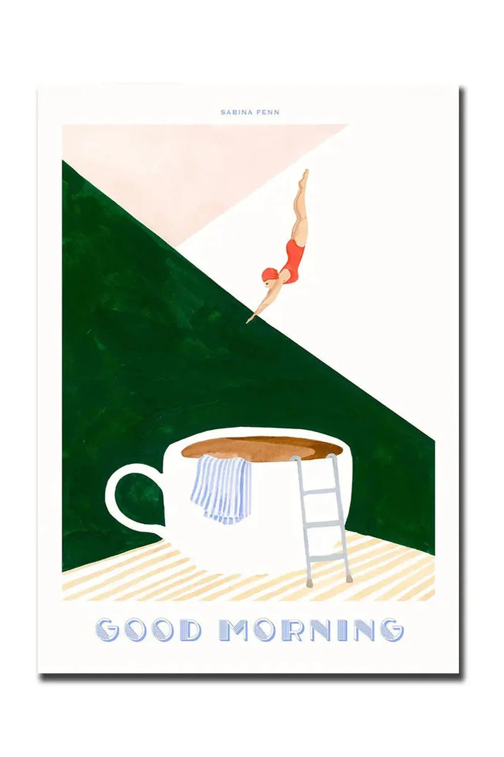 Guten Morgen Kaffee Leinwand Poster