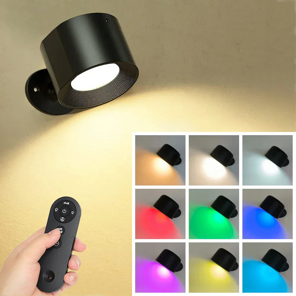 Frendorf | LumeGlow - Moderne Wandlampe mit einstellbarer Farb- und Helligkeitskontrolle