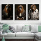 1Stk Wandkunst Leinwandmalerei Tierheimdekoration Wohnzimmer Innendekoration Arzt Poster Schlafzimmer Anwalt Orang-Utan Dekoration
