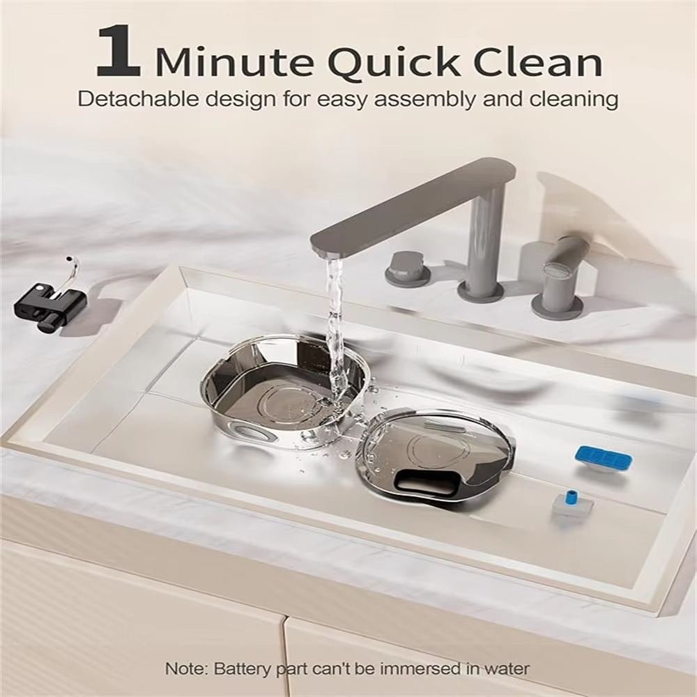 Frendorf | Große Kapazität Automatische Haustier-Feuchtigkeitsstation mit USB-Ladefunktion und Smart Sensor