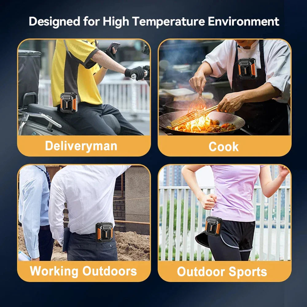 Frendorf | Venturio 3-in-1 Clipventilator | Mit LED & Powerbank | Tragbar & Leistungsstark | 4000 mAh Akku