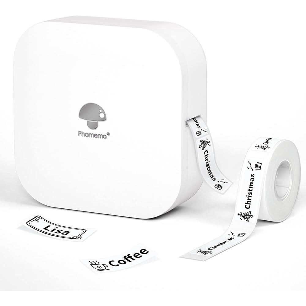 Frendorf | Tragbarer Bluetooth Thermo-Etikettendrucker mit Akku & 2–4 Zoll Etikettenbreite