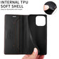 Frendorf | RFID Flip Leder Samsung S25/S24/S23 Magnetische Brieftaschenhülle