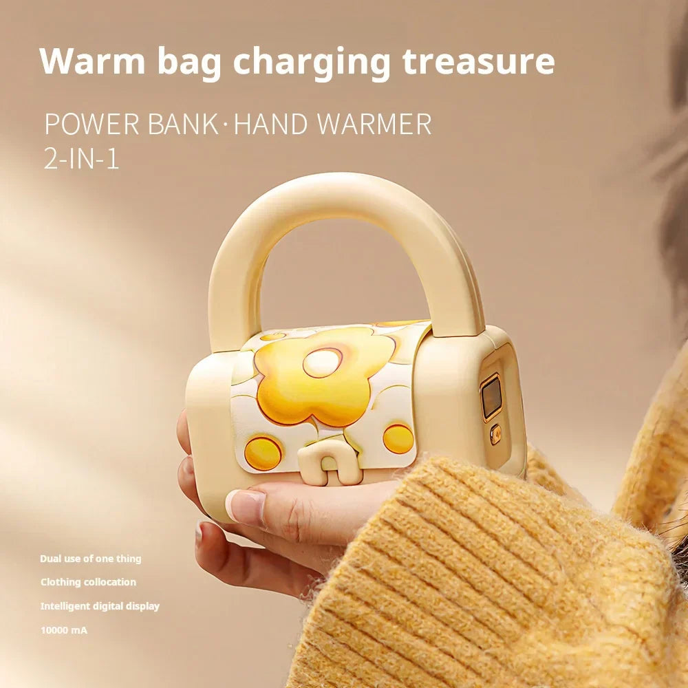 Frendorf | Handtasche Digitale Anzeige Handwärmer Powerbank