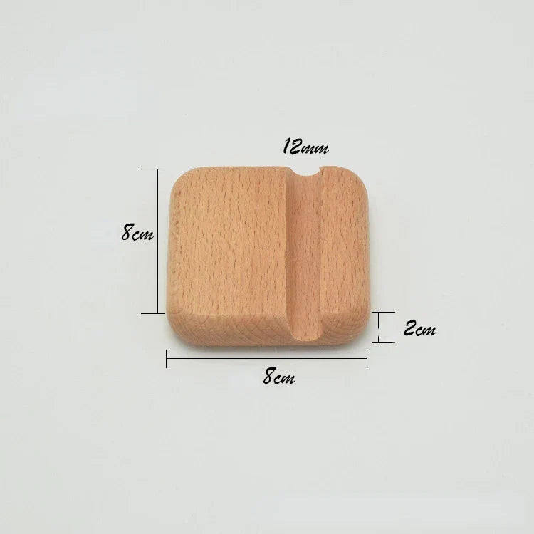 Frendorf | Universeller Tischständer aus massivem Holz für Mobiltelefone und Tablets - Wohnaccessoires