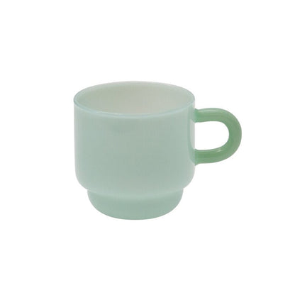 2-colored glass mug