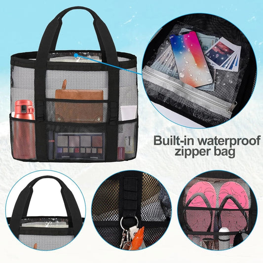 Frendorf | BeachMaster | XXL Strandtasche | Wasserdicht & Sandfrei | Ultraleicht & Organisiert