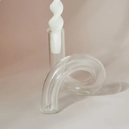Glasvasen, transparente Blumenvase, Kerzenhalter, Mittelstücke für Hochzeiten, Heimdekoration, Tischdekoration, Kerzenhalter