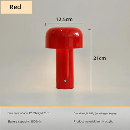 Pilz LED wiederaufladbare Tischlampe