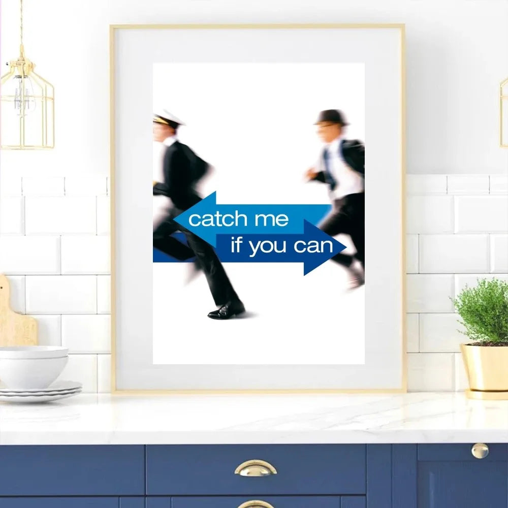 Movie Catch Me If You Can Poster Home Room Decor Livingroom Bedroom Aesthetic Art Wall Painting Stickers