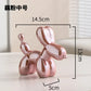 Nordic Keramik Ballon Hund Skulptur Gold Tier Dekorationen Statue Wohnzimmer Ornamente Kreative Desktop Ornament Wohnkultur