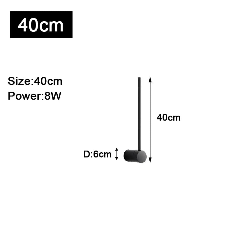 Moderne LED Wandbeleuchtung für Sofahintergrund, Schlafzimmer - 350° drehbare Innen-LED-Wandleuchten