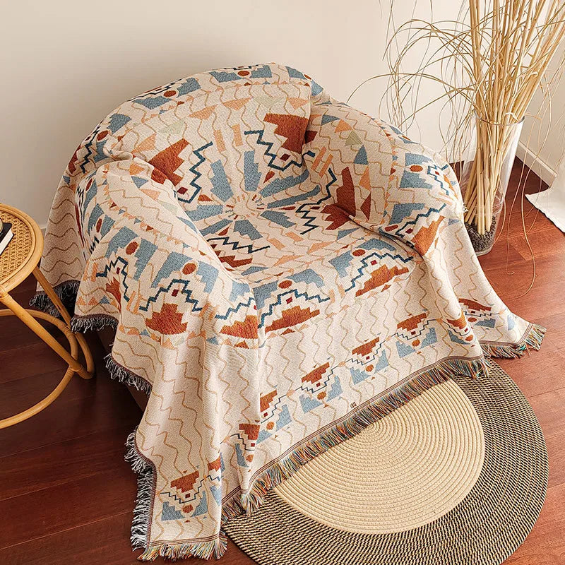 Boho Canyon Tribal Decke