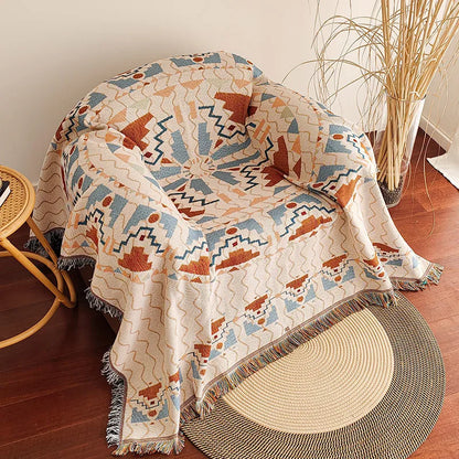 Boho Canyon Tribal Decke
