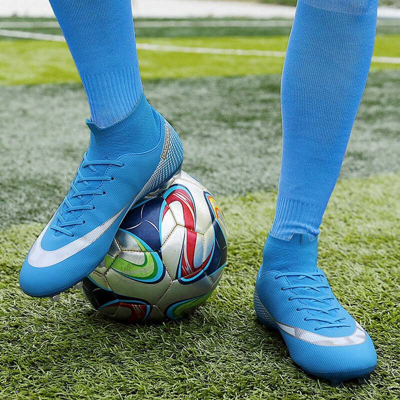 Frendorf | Turf Fußballschuhe Hohe Knöchel Futsal Männer Ag Tf Outdoor Atmungsaktive Fußball Stiefel Rutschfeste Trainer