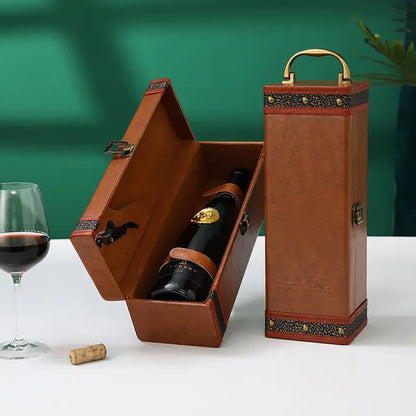 Luxe Weinkoffer - Stilvolle Aufbewahrung für Wein und Zubehör