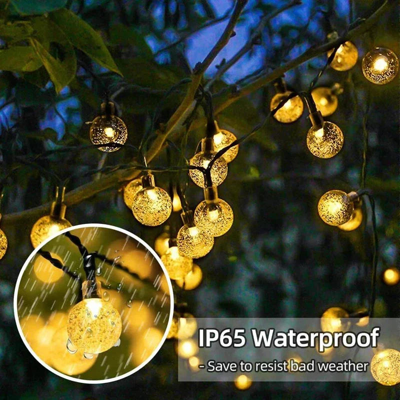 Solar LED Globus Lichterkette