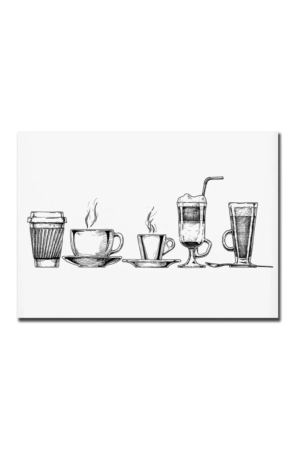 Guten Morgen Kaffee Leinwand Poster