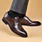 Frendorf | Herren Leder Schuhe Stilvolle Herren Schuhe Spitz Oxford Hochzeit Leder Herren Dress Schuhe Gentleman Büro Mann Schuh