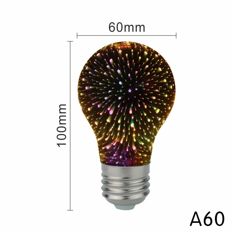 3D LED Feuerwerksbirne