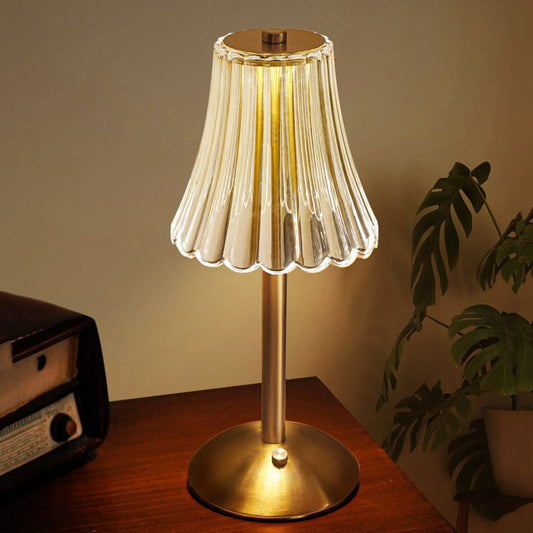 – Goldkristall-Tischlampe
