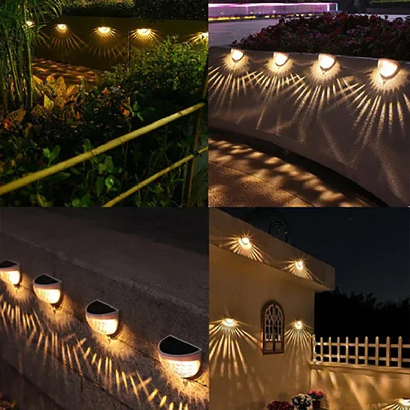Frendorf | Outdoor wasserdichte Solar-LED-Patio-Wandlampe