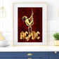 Band-ACDC-AC-DC Poster Zuhause Raum Dekoration Wohnzimmer Schlafzimmer Ästhetik Kunst Wandmalerei Aufkleber