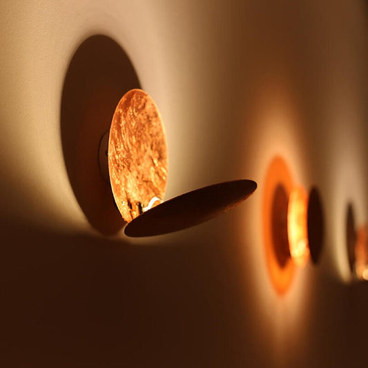 Frendorf | SolGlow Sonnenfinsternis LED-Wandleuchte | Modernes Stimmungslicht | Elegante Wandlampe für Wohnzimmer & Schlafzimmer