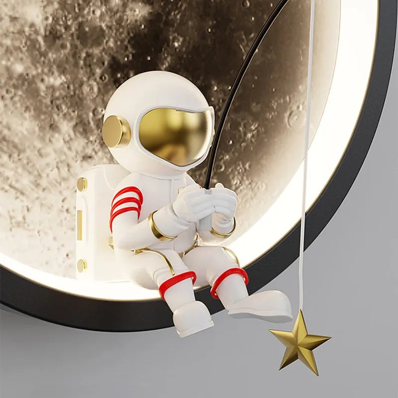 Frendorf | Astronaut Auf Dem Mond Wandlicht