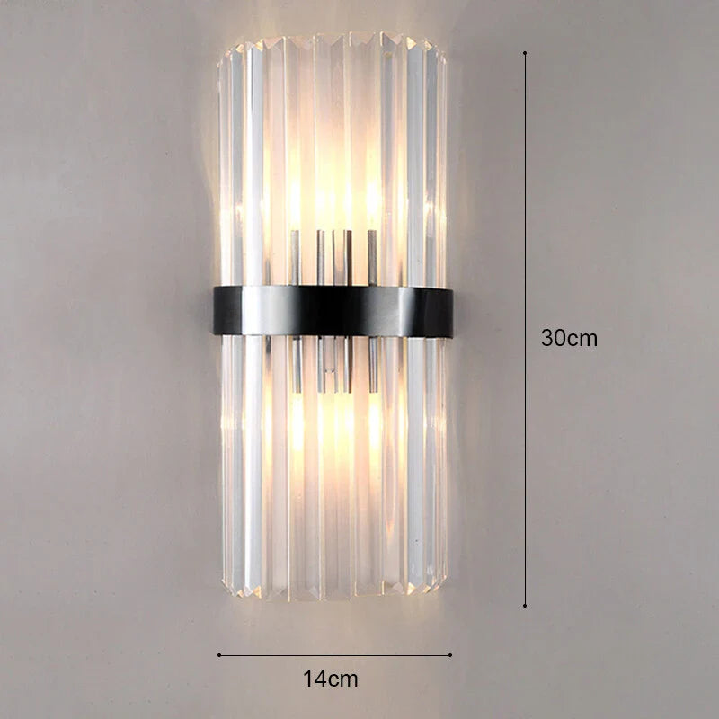 Elegante LED-Wandleuchte in Gold