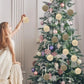 Frendorf | 12 Stück Bruchfeste Glänzende Kugel Weihnachtsbaum Dekor