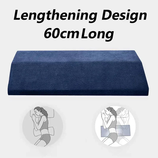 Frendorf | Memory Foam Lendenstützkissen - Rückenstütze zum Schlafen im Bett, Taillenkissen zur Linderung von Schmerzen im unteren Rücken