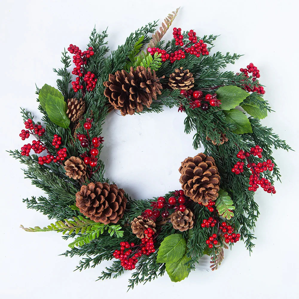 Rote Beeren Weihnachtskränze