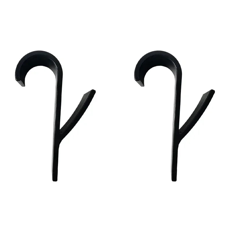 Vielseitige Küchen- & Badezimmerhaken Clips Stauraumregal - Weißer klarer Haken für Handtuchheizkörper, Kleidung, Schals, Haken und mehr
