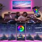 RGB 5050 LED Strip Light mit Fernbedienung & App-Steuerung - USB-betrieben