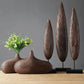Frendorf | ClayAura Sahara Skulpturierte Vase | Handgefertigt | Moderne Deko für Zuhause | Elegantes Design