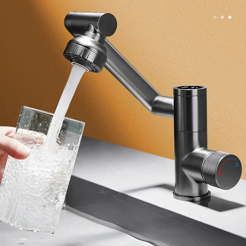 Frendorf | Digitalanzeige drehbar japanischer Stil Badezimmer Wasserhahn