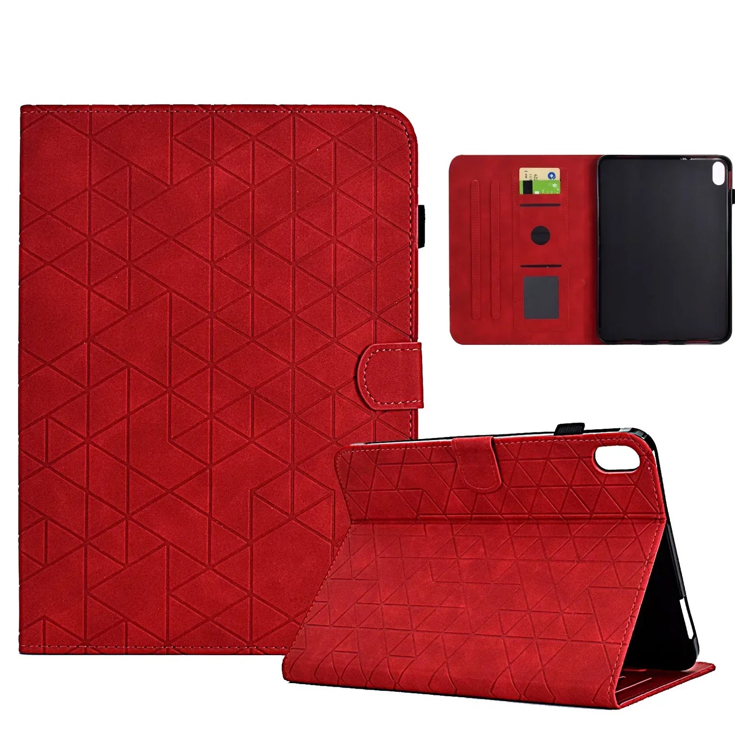 Frendorf | Flip Leder Wallet Case für iPad 10. Generation 2022 10,9, iPad Air 5/4, Pro 11, Mini 6 - Kartensteckplatz, Stoßfest, Sturzsicher Tablet Cover