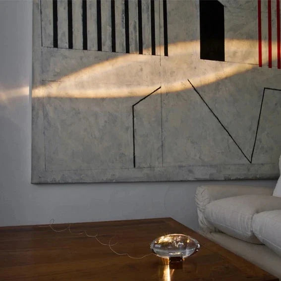Kristall Sonnenuntergang Himmel Tischlampe