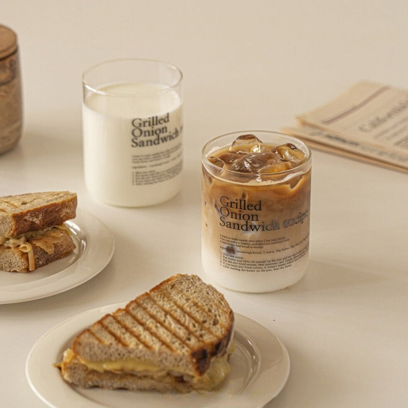 GEGRILLTES ZWIEBEL-SANDWICH-GLAS