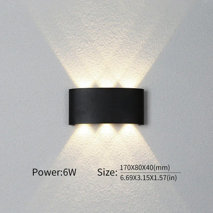 Moderne Beleuchtung, Innen- oder Außenbereich: Die vielseitige LED-Wandleuchte