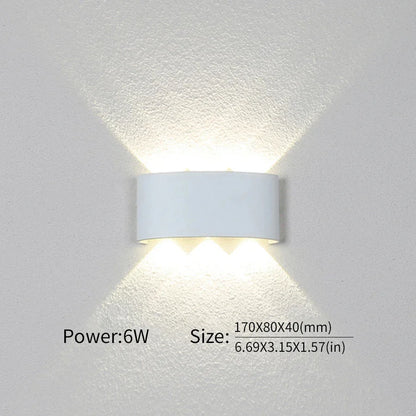 Moderne Beleuchtung, Innen- oder Außenbereich: Die vielseitige LED-Wandleuchte