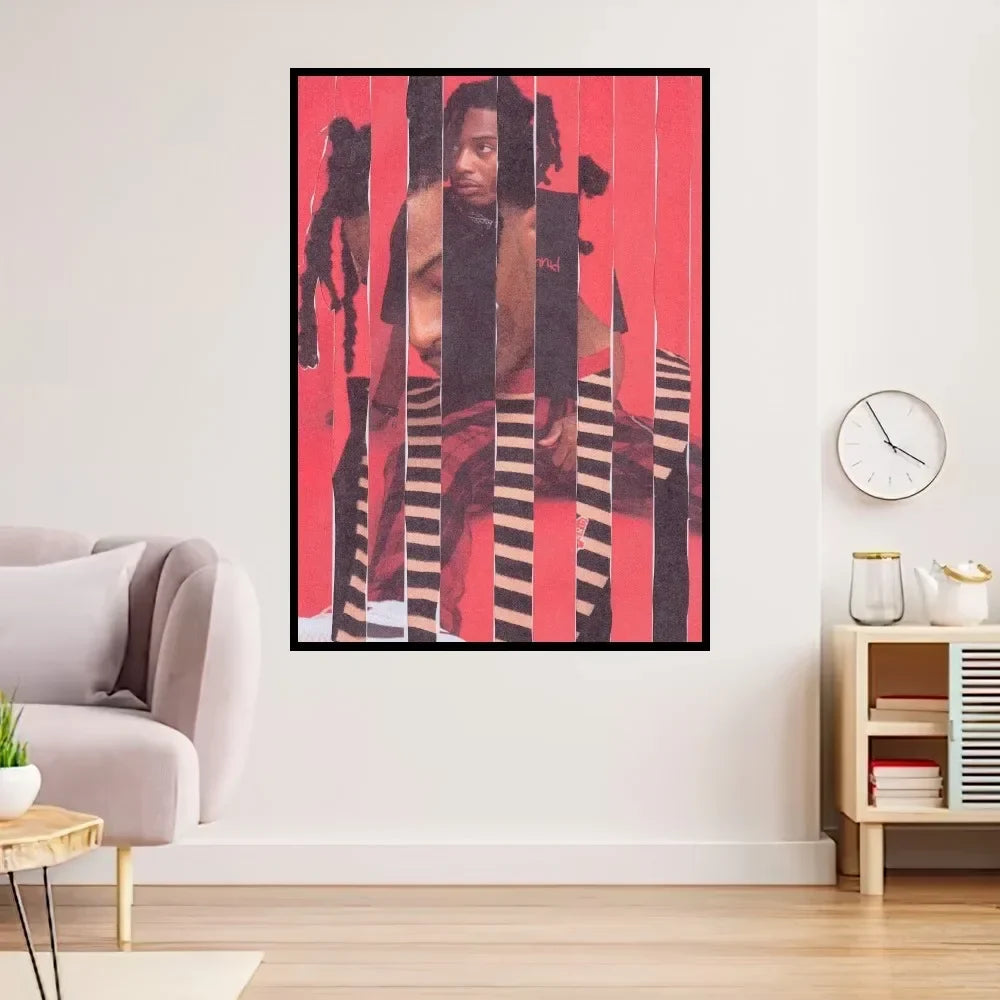 Rapper Playboi Carti Poster Drucke Wandmalerei Schlafzimmer Wohnzimmer Dekoration Büro Klein