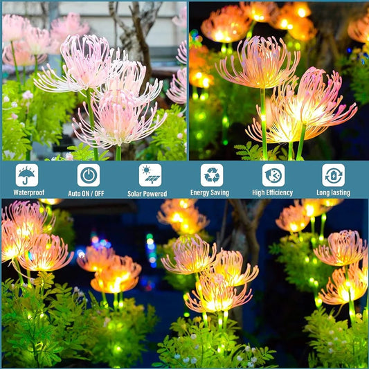 Frendorf | Weiches Pink Glühen Solar-LED-Blumen-Gartenlicht