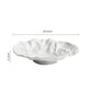 Frendorf | AquaRipple Design-Schale | Elegante Wellenstruktur | Stilvolle Tischdeko
